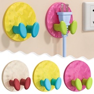 Multifunctional Punch-Free Plug Hook For Kitchen Wire Organizing Dopamine Style