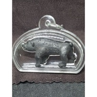 LP Seng Phaya Moo wild Boar Amulet BE2521 龙婆贤 招财猪 佛牌