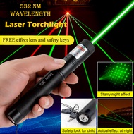 Rechargeable 532nm Green Laser Pointer High Power Laser Flashlight Laser Torchlight Laser 充电激光灯