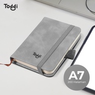 Hardcover Notebook Diary Journal 200 Pages Lined A7 - GRAY