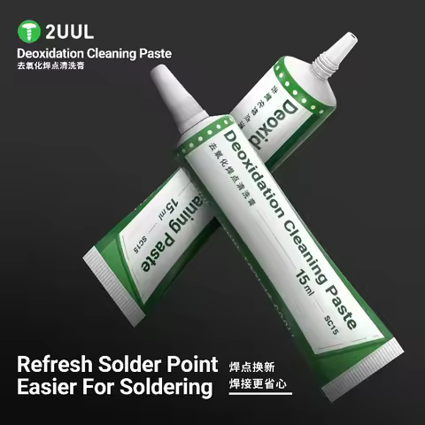 2UUL SC15 Deoxidation Cleaning Paste Easy-to-clean Tool for Mobile Phone Repair PCB Solder Joint Deo