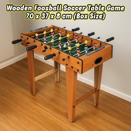 Wooden Foosball Soccer Table Game – 70 x 37 x 8 cm (Box Size)