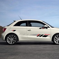 Car Door Graphic Sport Styling Sticker Racing Stripe Auto Accessories For Audi A1 8X GB GBA Sportbac