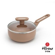 日本HIRONE陶土不沾奶鍋18cm