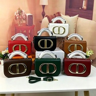 Light Luxury Big D Metal Buckle Handbag Saddle Bag Niche Design Ladies One-Shoulder Messenger Bag 08