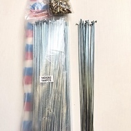 14g x 262 mm bicycle spokes for mtb fixie road bike silver lelalela8187