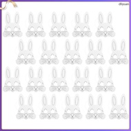 20Pcs Paper Mask Beige for Kids Crafting Fun dliyuan