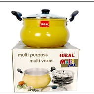 Ideal Stainless steel idly paaCombo Multipot and Glass Lid with Stainless Steel Hybrid Idly Pot  For