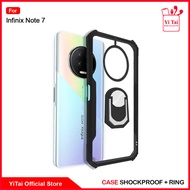 YITAI - Yc-05 Case Fusion + Ring Infinix Note 10 Note 10 Pro Note 7