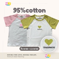 W2 Kids Sisters Matching T-Shirt 95% Cotton Soft Girls Tee Twin Outfit Casual Summer Top