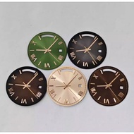 30.8MM Rose Gold Dial + Hands Non-Luminous Dual Date Display Accessories for 8285 Movement