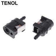 [TENOL] 2pcs 6mm Plastic Marine Female Fuel Tank Connector for  Outboard Fuel Tank