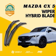 Mazda CX-5 Frameless Hybrid Blade Car Windshield Wiper 1 Set Kiri and Right Hybrid Blade Type W301