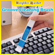 Multifunctional Window Door Keyboard Cleaning Brush Groove Keyboard Cleaner Nook Cranny Dust Shovel