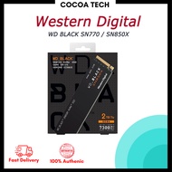 【Ready Ttock】Western Digital WD BLACK SN770 1TB/SN850X NVMe Gaming SSD Gen4 PCIe, M.2 2280/ SN7100 N