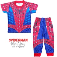 (1Y-7Y) Cheap Boy Dress Spiderman Costume Kids Pyjamas Boy Sleeping Dress Boy Fabric Jersey Sleepwea