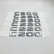 Xuming for Mercedes W203 W204 C-Class Trunk Rear Emblem Badge Chrome Letters C200 C220 C230 C250 C26
