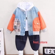 3in1 JEANS JACKET SET 1T 2T 4T ( FZ14)