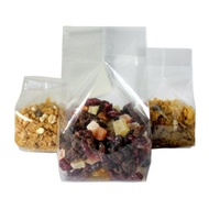 Transparent COPP Gusset Pouch Plastic Container Square bottom for Repacking 100 pieces per pack colo