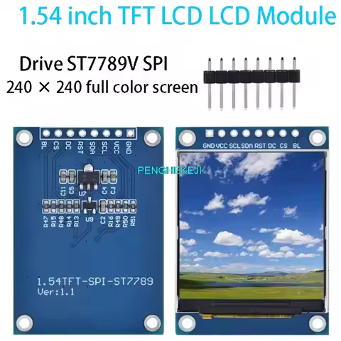 1.54 inch TFT LCD display LCD module 240 × 240 full color screen driver ST7789V SPI