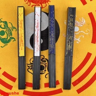 Mixed Yuan Golden Dou Dao Method Natural Hand-Painted Fan Five-Thunder Fan Five-Way God of Wealth Fa
