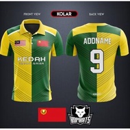 Marcusmy State Jersey Edition / Kedah Collar Polo Shirt