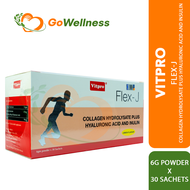 Vitpro Flex-J Lemon Flavour 6g X 30s | Reduce Joint Pain Stiffness & Improve Joints Functions