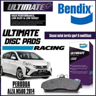 Original Bendix Ultimate+ Front Brake Pad - Perodua Alza M500 2014 DB1820 ULT+