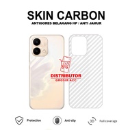 VIVO Y31D VIVO Y400 VIVO V60 VIVO Y19S PRO SKIN CARBON TRANSPARENT ANTI-SCRATCH BACK VIVO Y31D VIVO 