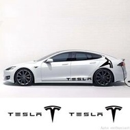 適用於特斯拉Model 3 Model S Model X車貼汽車貼紙拉花裝飾A193汽車貼紙
