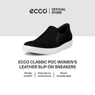 ECCO CLASSIC POC WOMEN'S LEATHER SLIP-ON SHOES