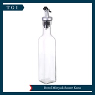 TGI - HEAT RESISTANT COOKING OIL BOTTLE GLASS OIL BOTTLE DISPENSER TRANSPARENT GLASS OIL BOTTLE TRAN