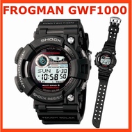 G Shock Frogman GWF1000 Tide Graph Autolight Jam Tangan Lelaki Frogman Black Gold Redout watch men