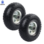 Rubber Tubeless Wheel Car Flat 10 Replacement Tire 4.10 Gorilla 3.50-4/Inch Solid V89Q