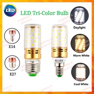 Led Corn Bulb E14 / E27 12W 3Colour