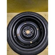 Tayar Spare 13" PCD 100 Mitsubishi Toyota Nissan Honda Proton Grab Lalamove