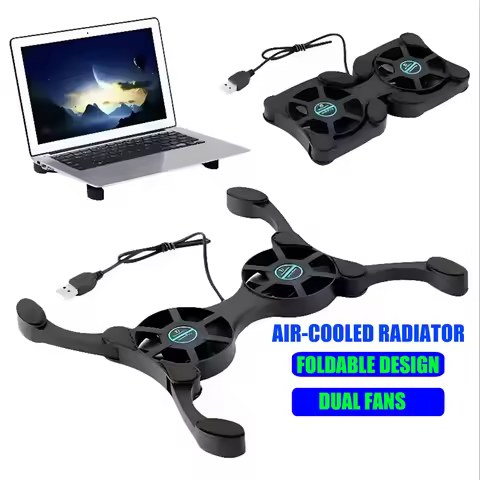 USB Mini Laptop Fan Stand Laptop Foldable Fan Cooler Laptop Cooler Master Laptop Protective Pad Non-