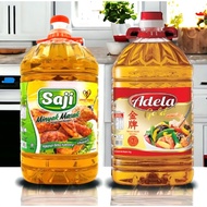 Minyak Masak Saji / ADELA Pure Palm Cooking Oil 5kg