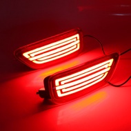 1 Pair Car Rear bar Bumper Marker LED Brake Stop Lights Reflector Lamps For Nissan Patrol Y62 Armada