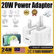 Malaysia Spot 20w Fast Charger USB C Adapter With 1M Cable - Foldable Power Adapter Works With Every