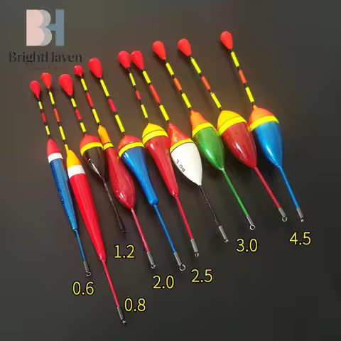 10Pcs Sensitivity Fishing Accessories 4.5/3/2.5/2.0/1.2/0.8/0.6g Light Stick Floats Fishing Floats S