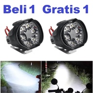 Lampu Tembak Sorot LED Spion Motor Laser Gun Cree 6 Titik Mata 6 Watt 6W T6C 6Watt