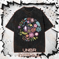 UNBR New Arrival APINK Printed Washed Pure Cotton T-Shirt, Comfortable Style