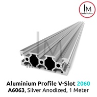 Aluminum Profile Extreme/ A6063 V Slot 2060 Linear Rail Silver