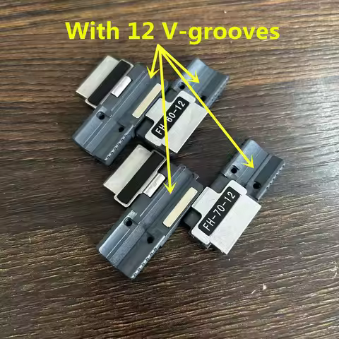 FSM-50R 60R FSM-70R FSM-88R FSM-70R+ 90R Fiber Fusion Splicer Ribbon 12 Core Fiber Pressure Plate Fi