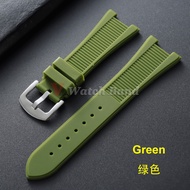 25*13mm Silicone Watchband for Patek Philippe Nautilus 55711 5712 5726 5980 Special Concave Interfac