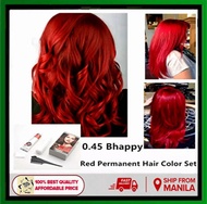 Beauty Red Permanent Hair Color Set - 0.45 Bhappy