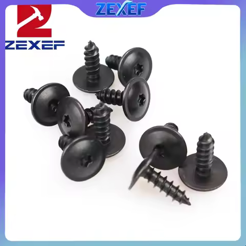 ZEXEF Engine Cover Undertray Splashguard Wheel Arch Torx Screw Fastener Clips Fit for VW Audi A1 A3 