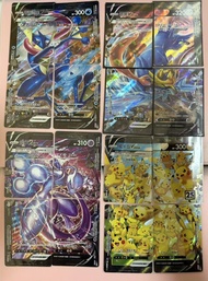 V-UNION 甲賀忍蛙，蒼響，超夢，皮卡丘。Pokémon card