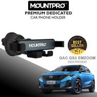𝗠𝗢𝗨𝗡𝗧𝗣𝗥𝗢™ Premium Dedicated Car Phone Holder GAC GS3 EMZOOM (2024-2026)